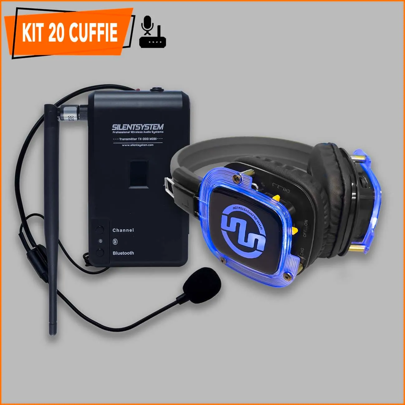 KIT 20 Cuffie + Mic | SX809