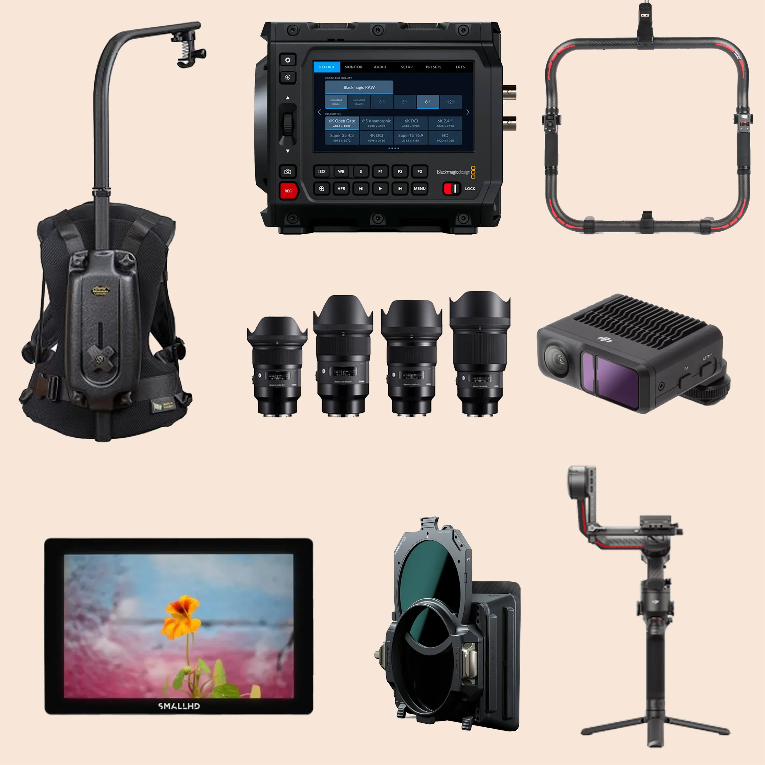 Blackmagic Pyxis X Dji Rs4 pro