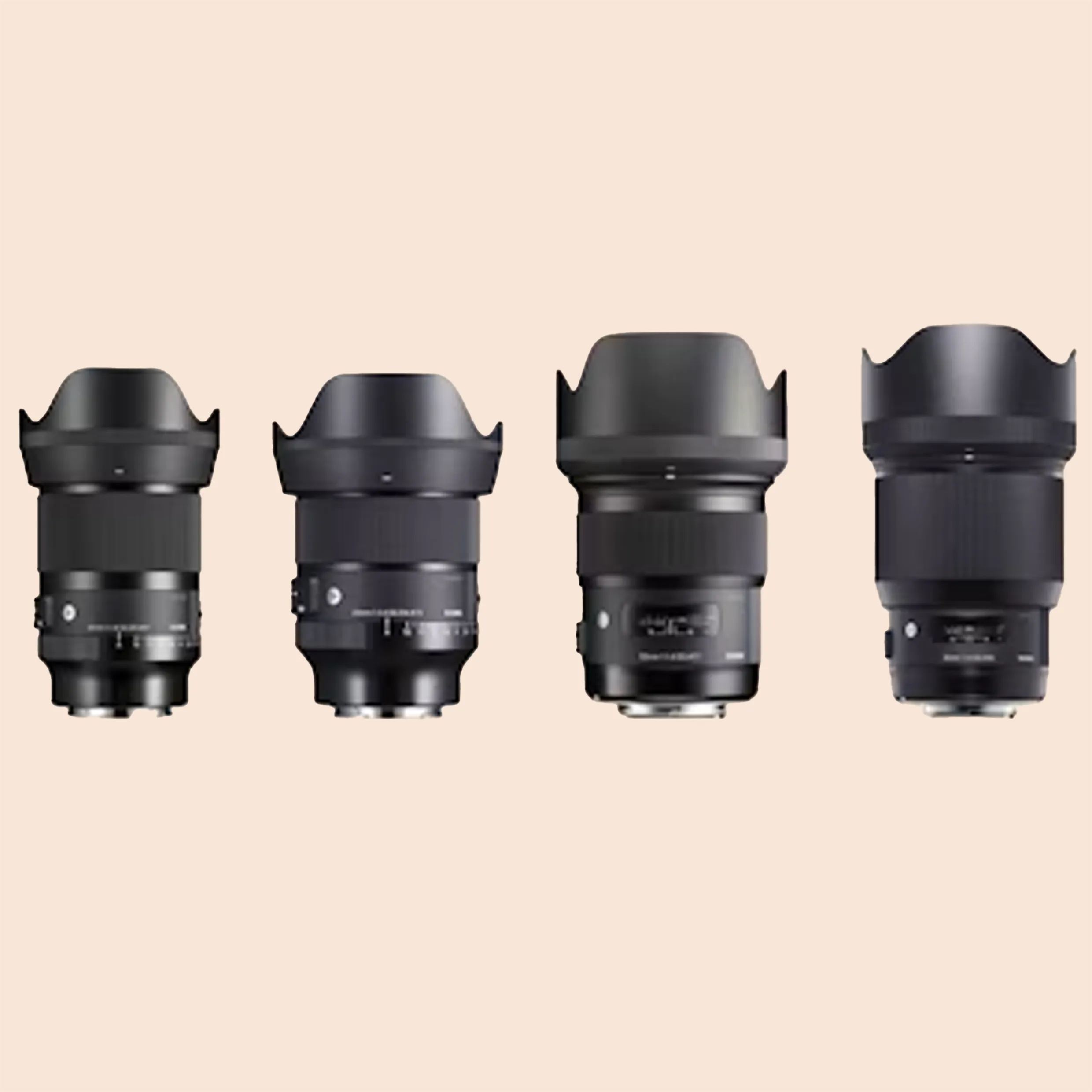 Sigma Art Lens  4 set