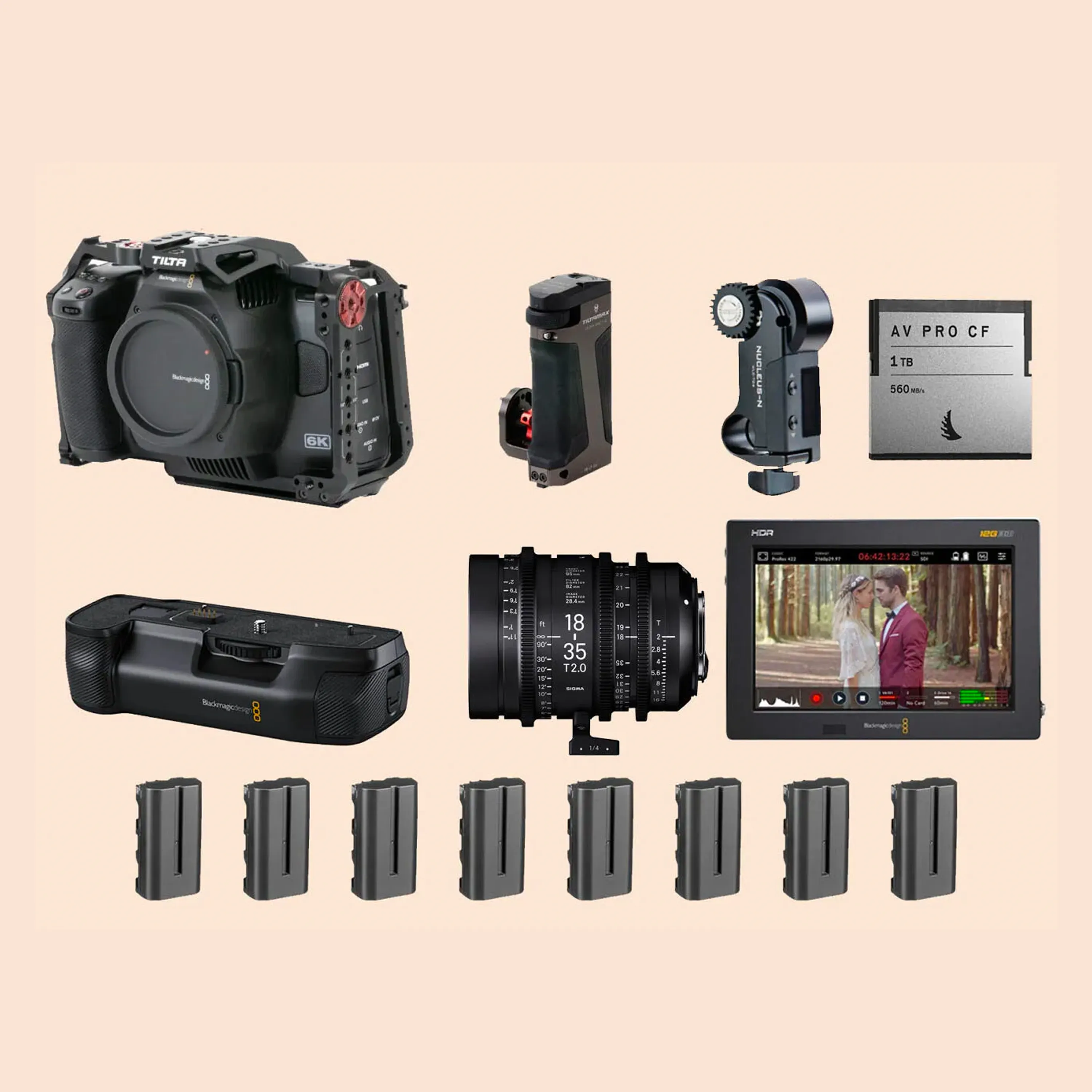 Blackmagic 6k pro / Handheld kit 