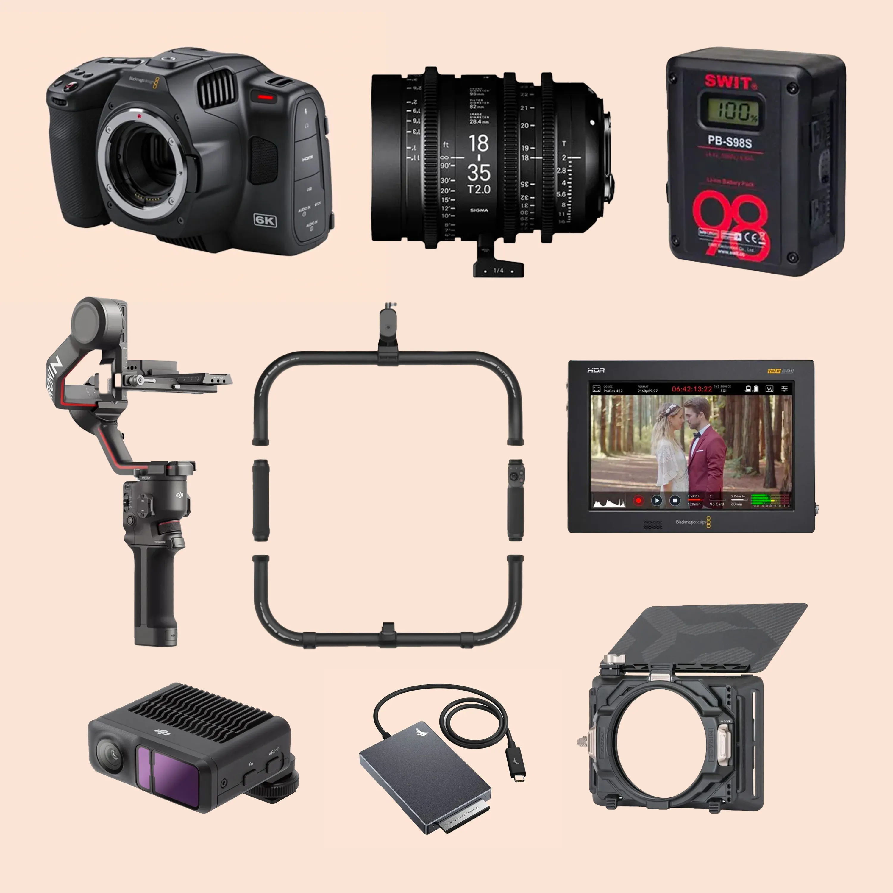 Blackmagic 6k Pro feature kit 