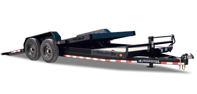 Iron Bull 16' - Tandem Axle Low-Pro Tilt Trailer ( includes Rental Protection Plan )
