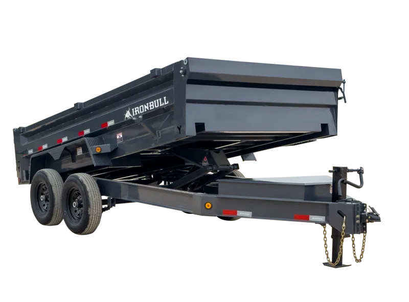 Iron Bull 14' Dump Trailer (includes Rental Protection Plan)
