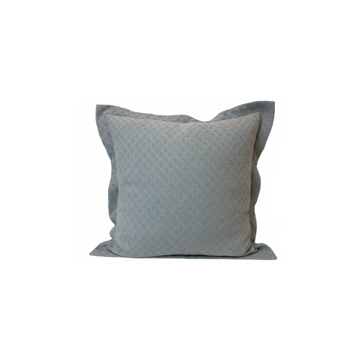 DUSTY BABY BLUE THROW PILLOW