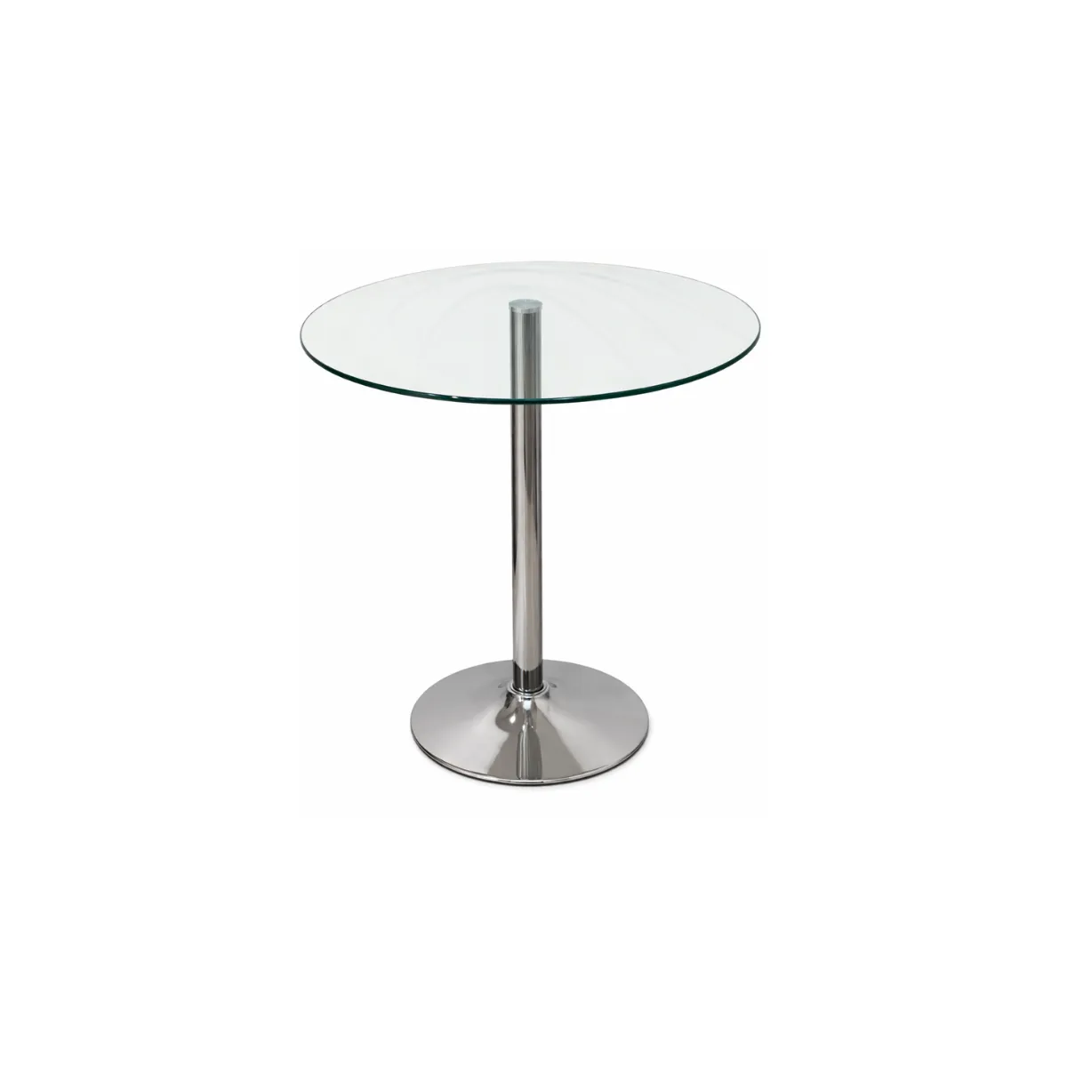 KITCHEN TABLE WITH TEMPERED GLASS TOP