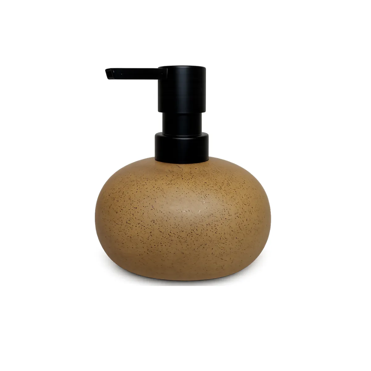 SPECKLED CERAMIC SOAP DISPENSER