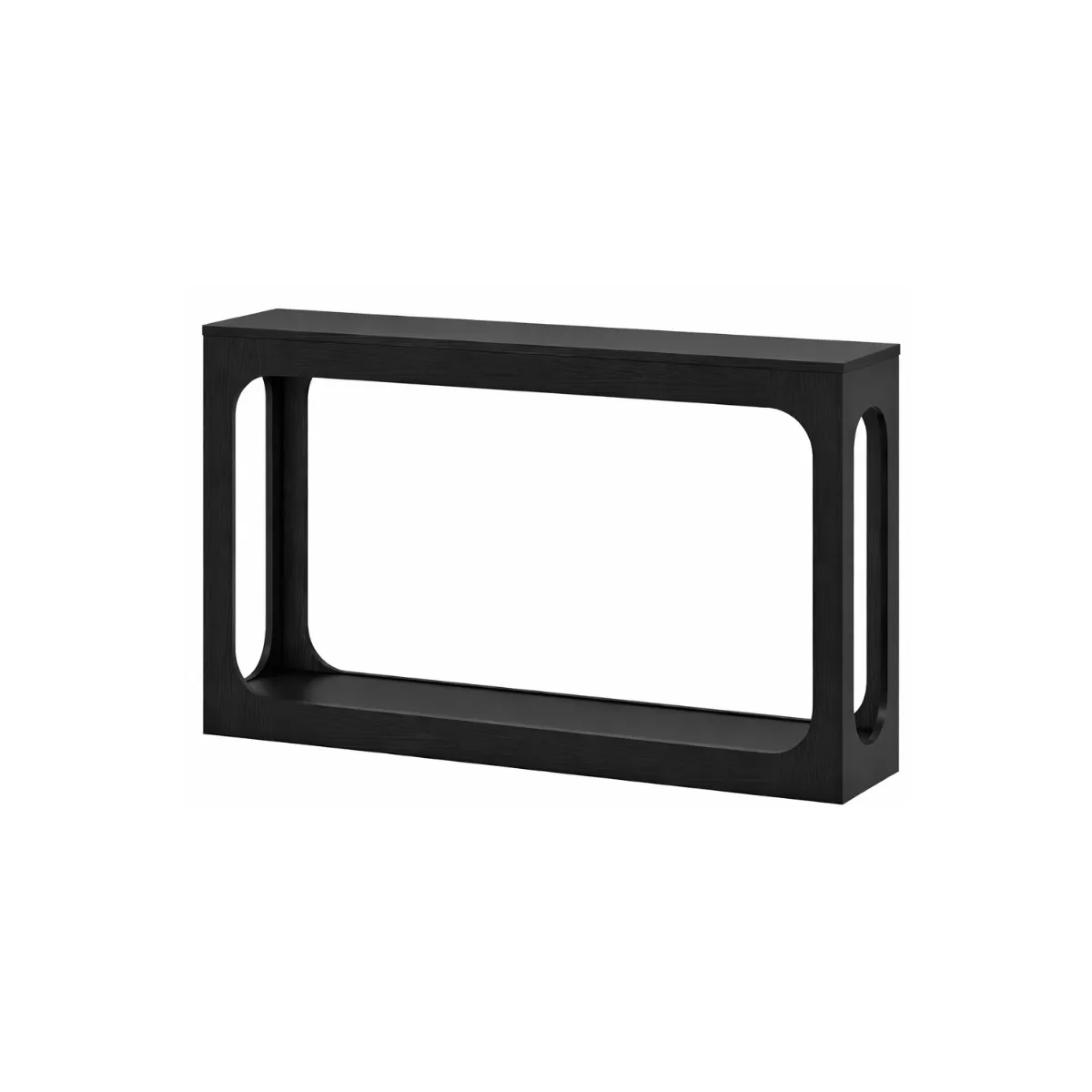 SLEEK BLACK CONSOLE TABLE