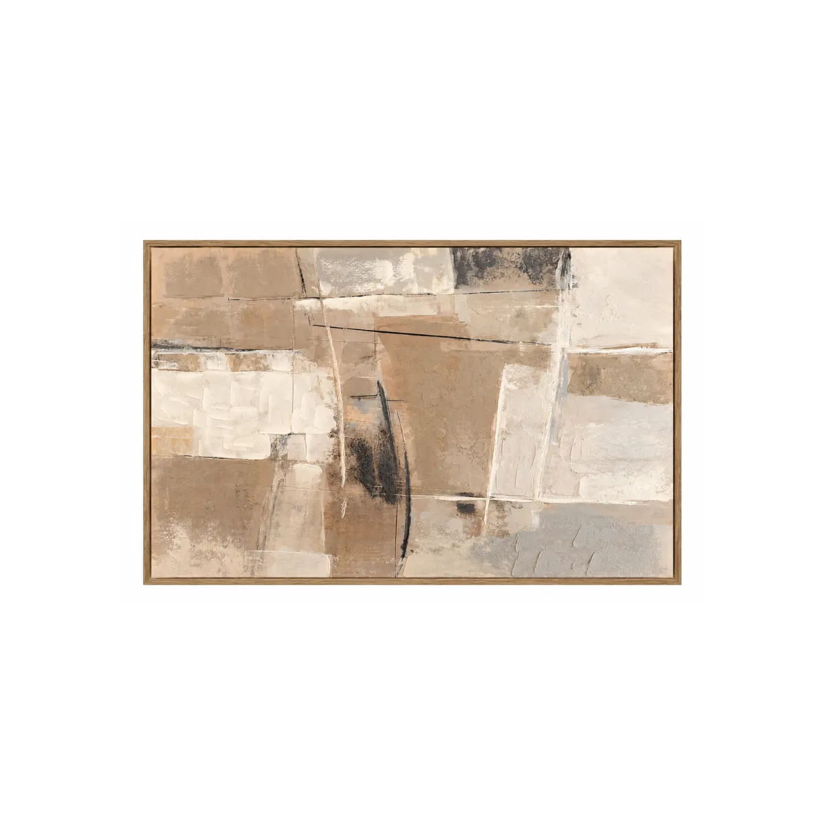 WALL ART - ABSTRACT - NEUTRAL CANVAS