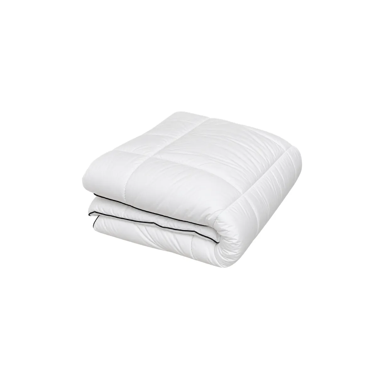 WHITE QUILTED TWIN COMFORTER