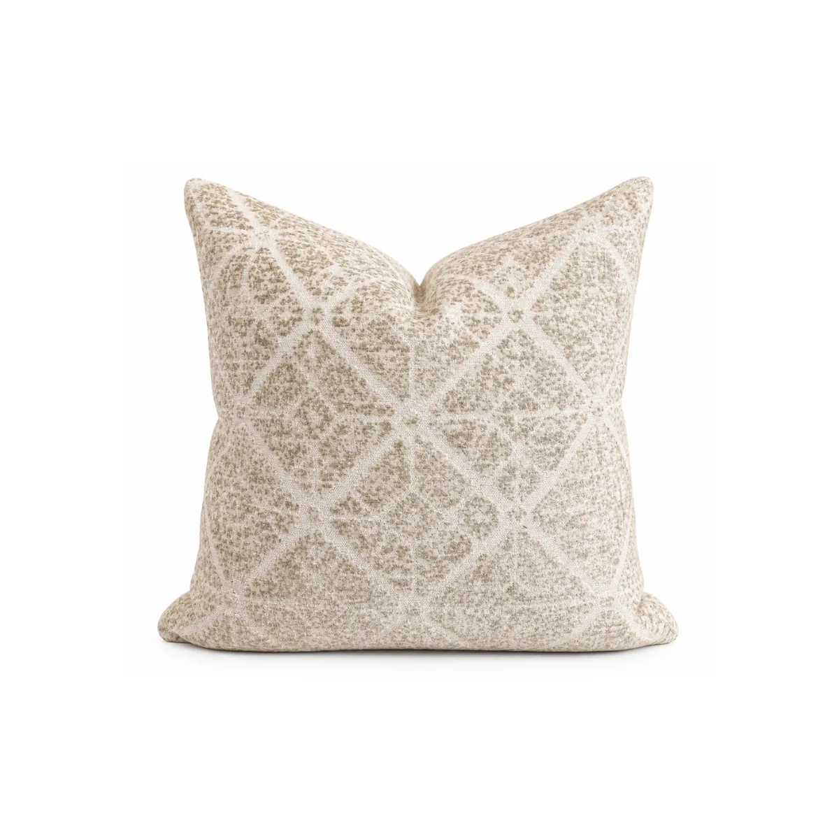 LUXURY NEUTRAL TEXTURED THROW PILLOW