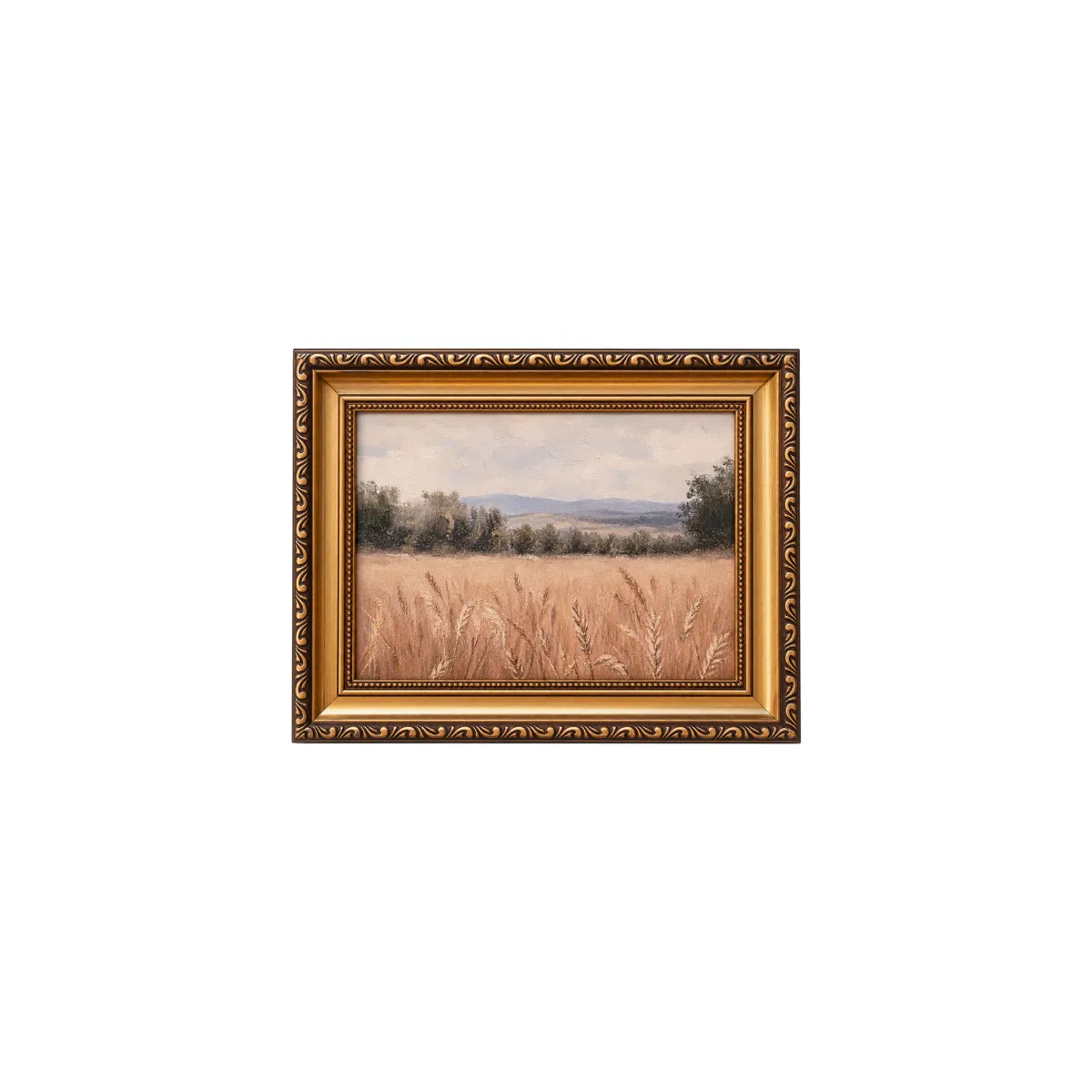 WALL ART - COUNTRYSIDE LANDSCAPE - ORNATE FRAME