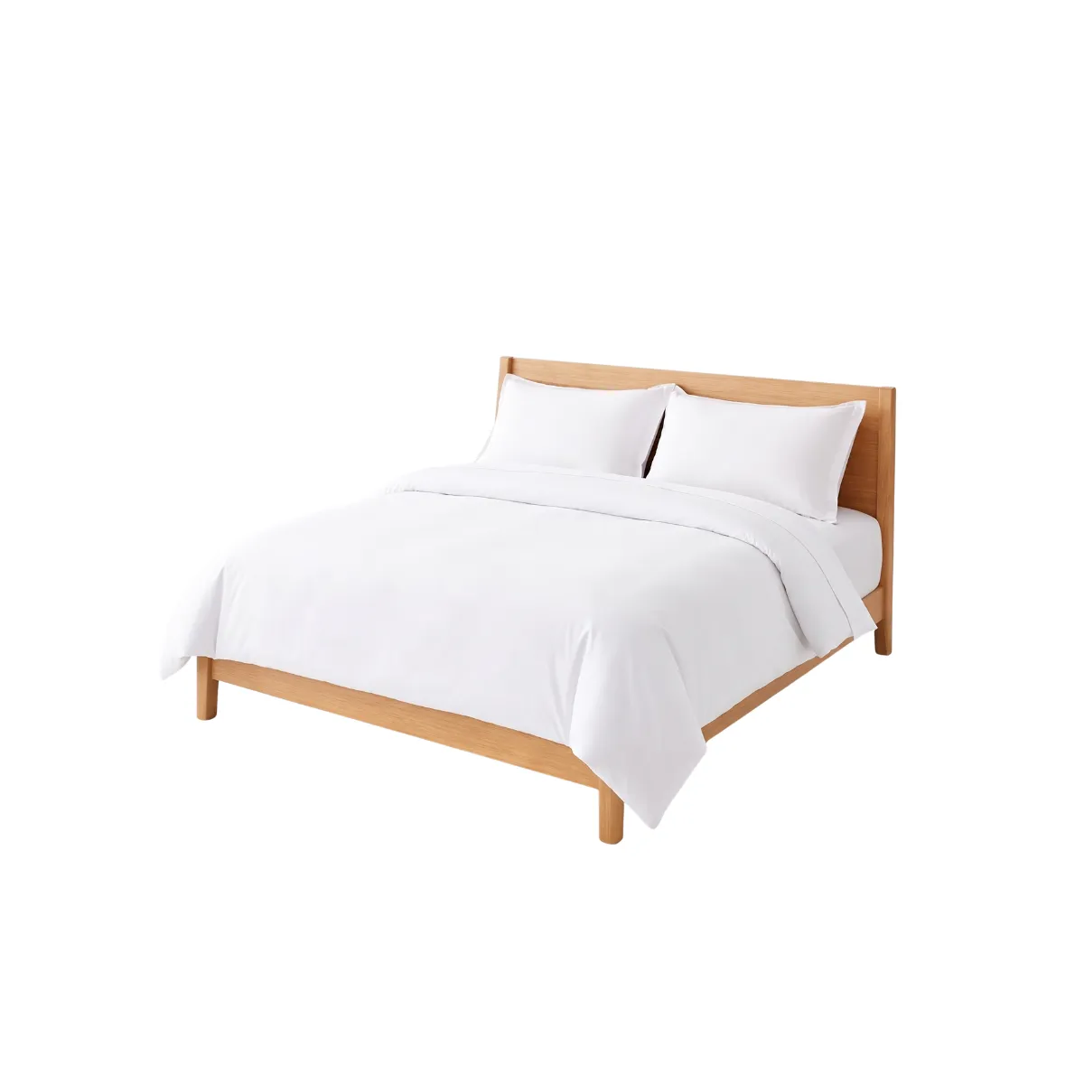 KING COMFORTER - WHITE - WITH DUVET COVER