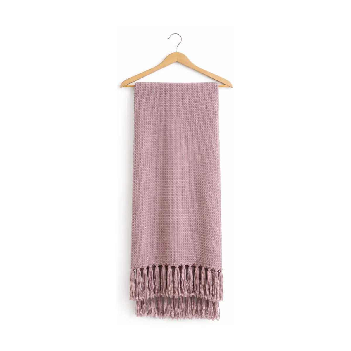 DUSTY PINK THROW BLANKET