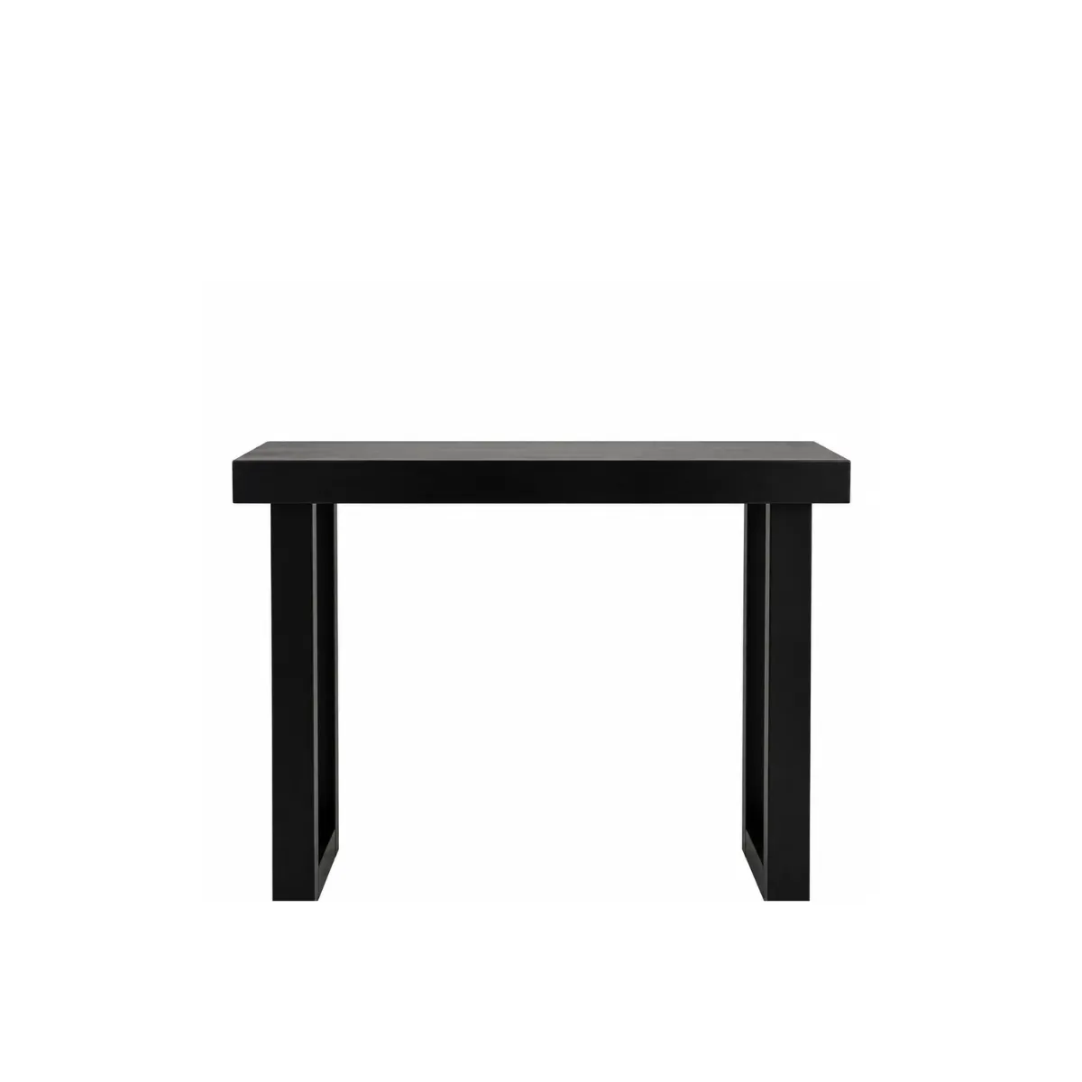 MODERN BLACK CONOLE TABLE