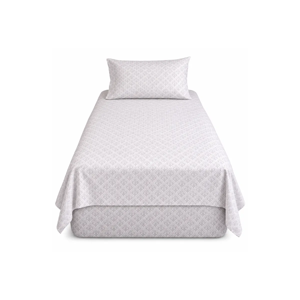 TWIN CLASSIC FLORAL PRINT FITTED SHEET