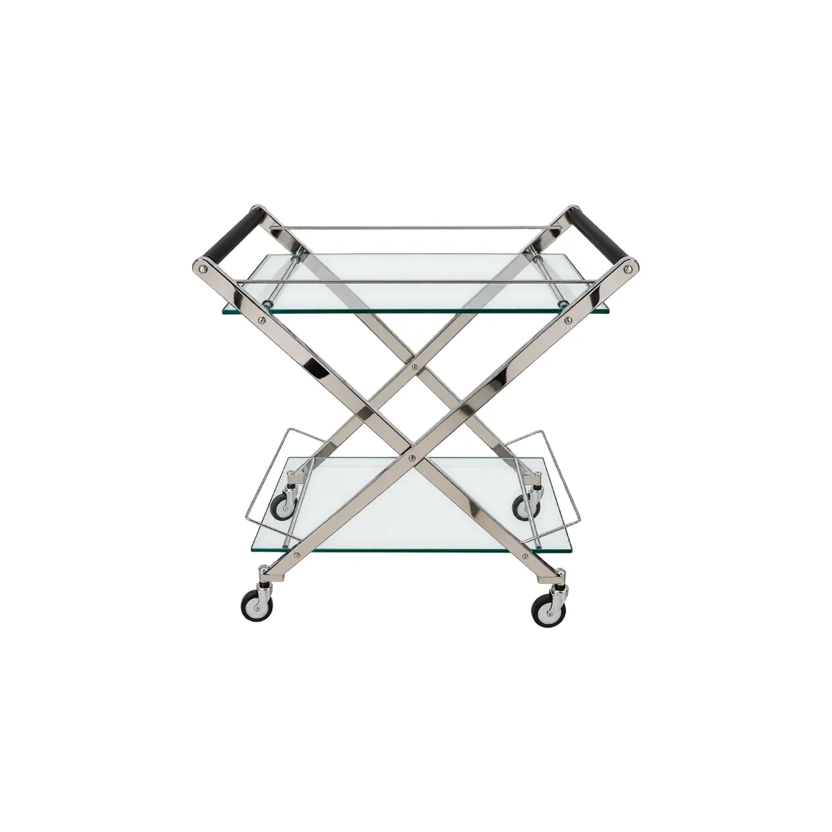 GLASS X-FRAME UTILITY CART
