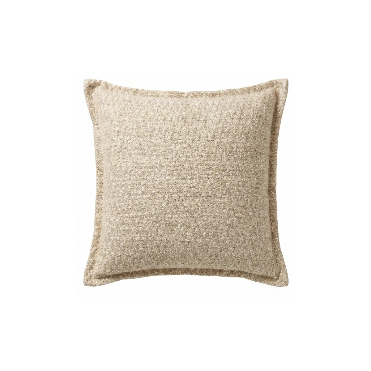 OATMEAL TEXTURED THROW PILLOW