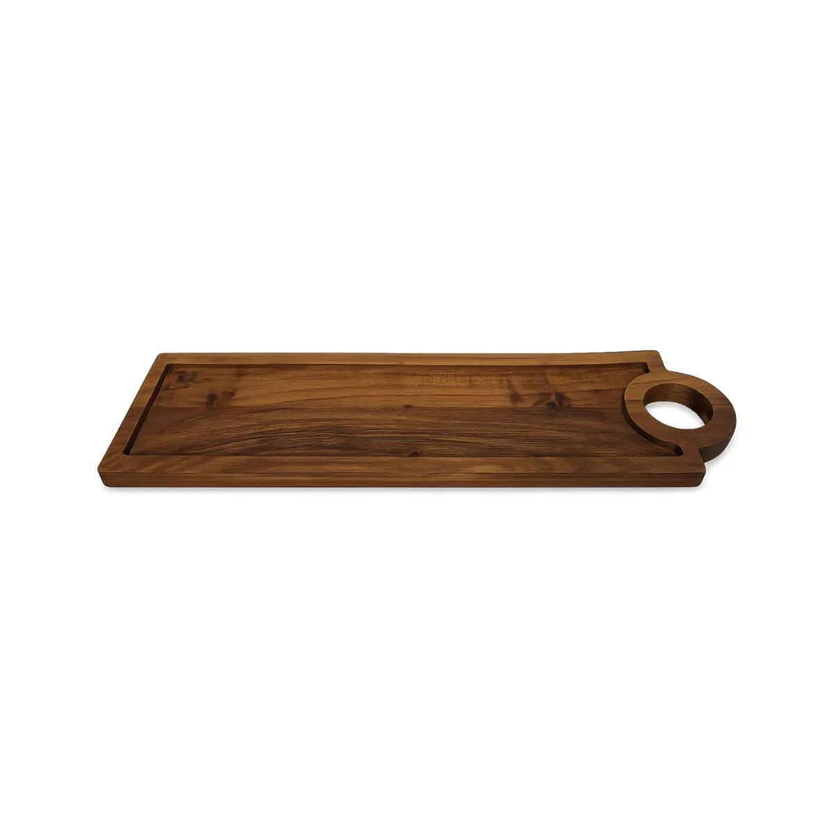 WOOD SERVING BOARD WITH HANDLE 