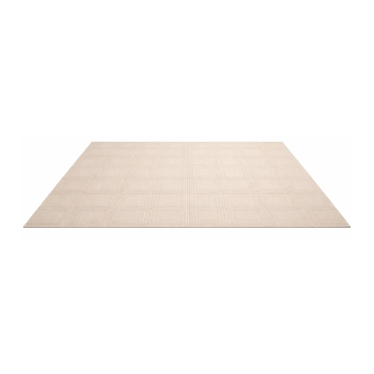 NEUTRAL SQUARE PATTERN RUG