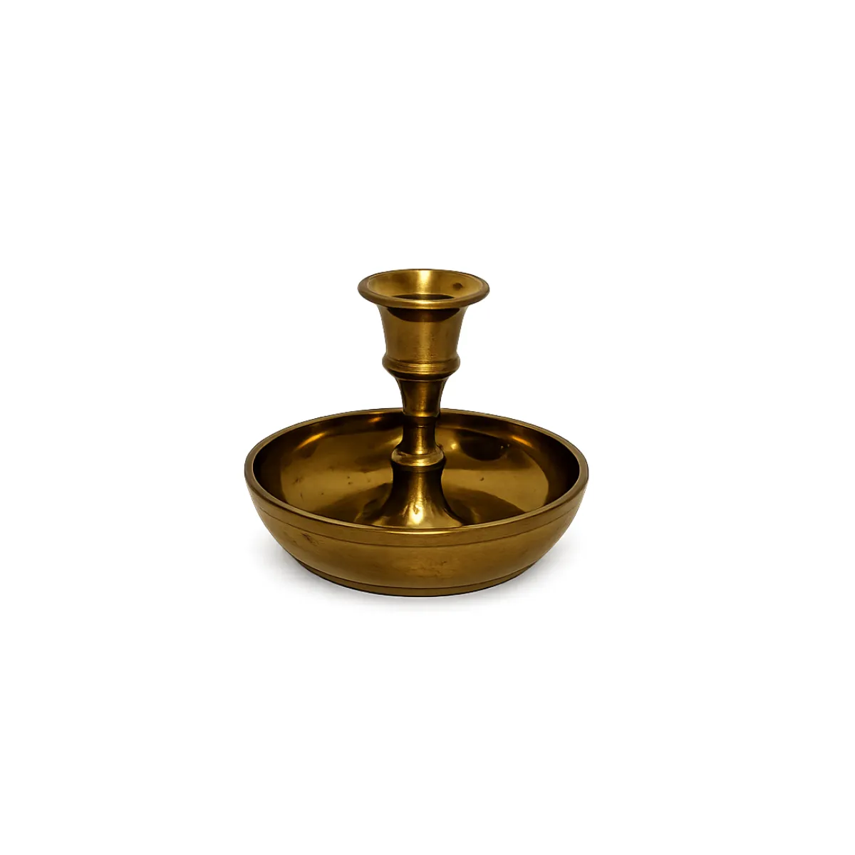 SMALL BRASS CANDLE HOLDER