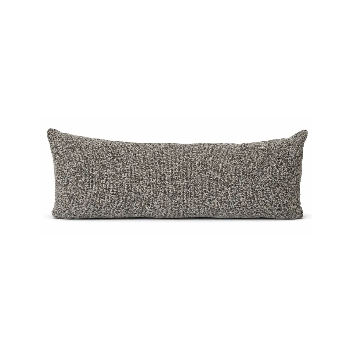 TEXTURED GRAY LUMBAR PILLOW