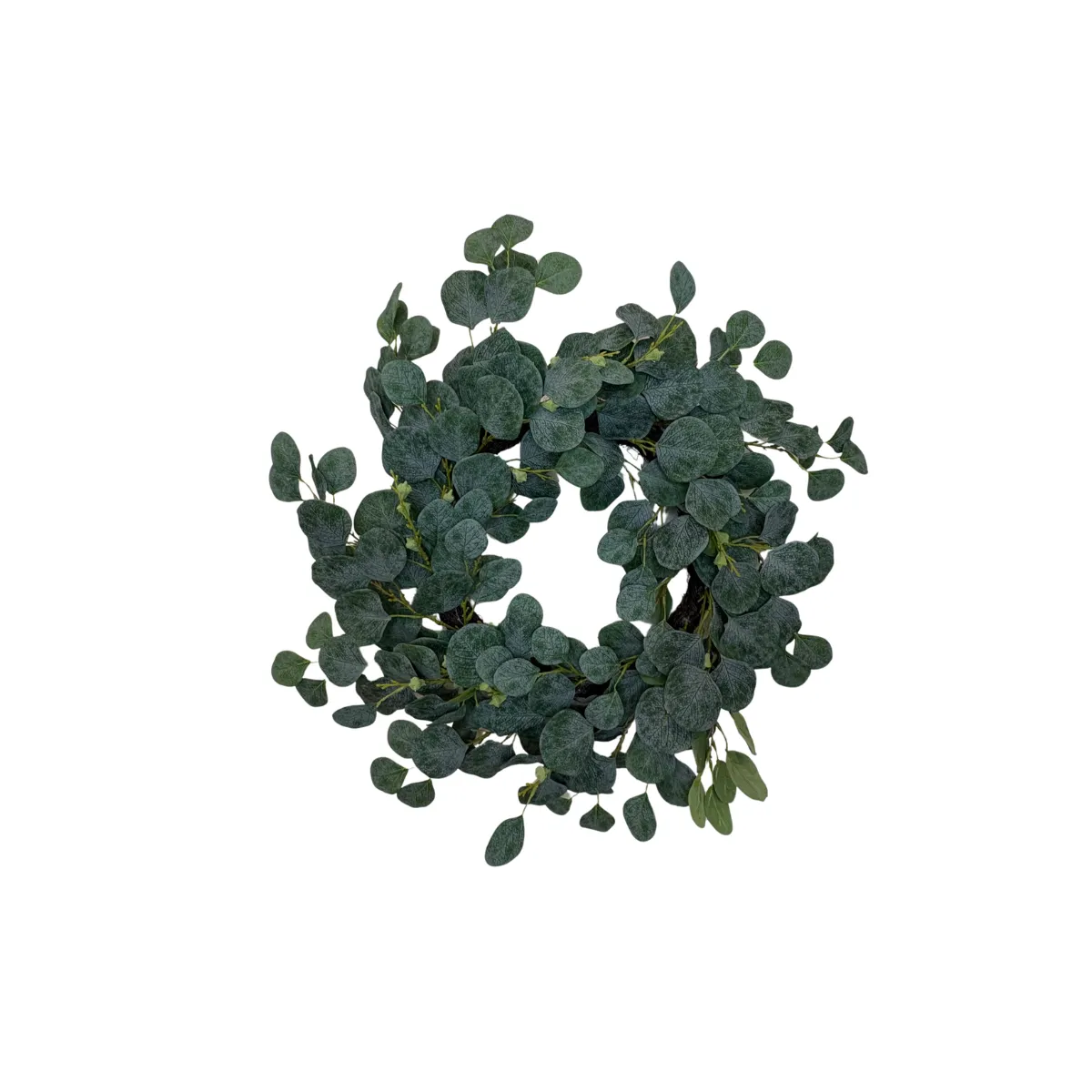 FAUX EUCALYPTUS LEAF WREATH