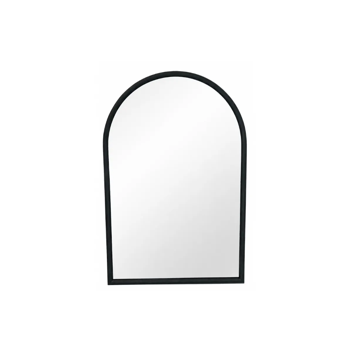ARCH MIRROR IN BLACK FRAME