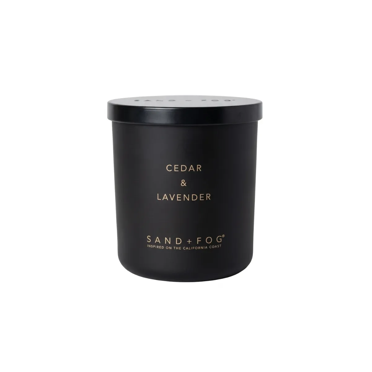 BLACK CEDAR & LAVENDER SCENTED CANDLE