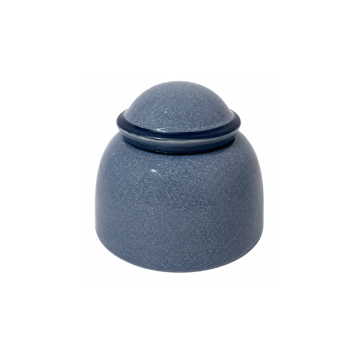 BLUE SPECKLED SUGAR DISH