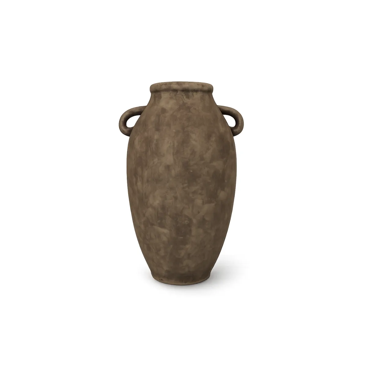BROWN CERAMIC VASE