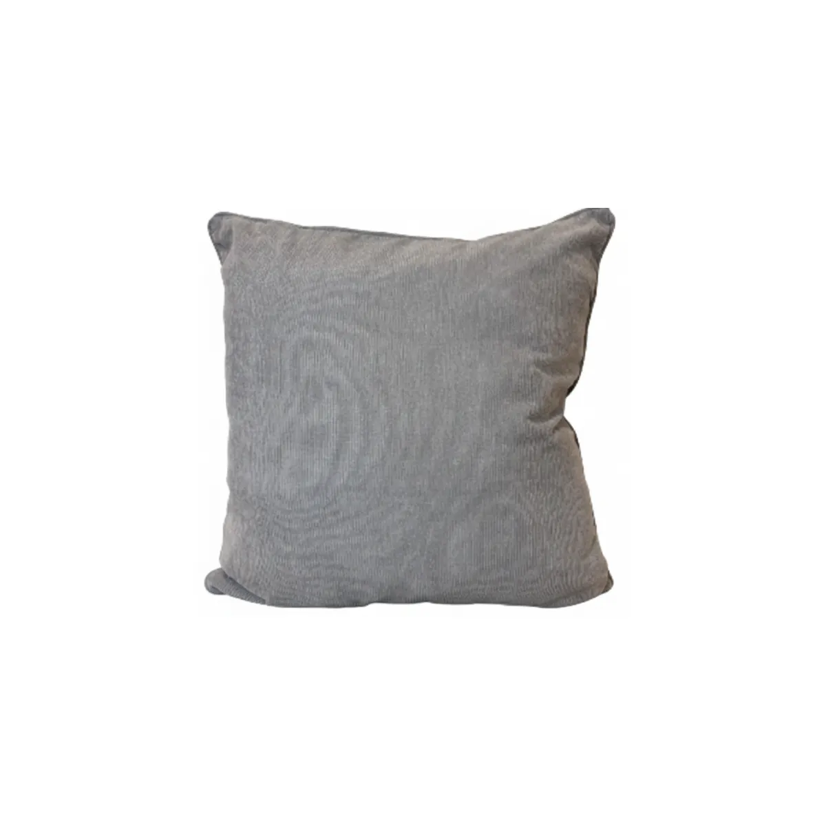 GREY CORDUROY  THROW PILLOW 