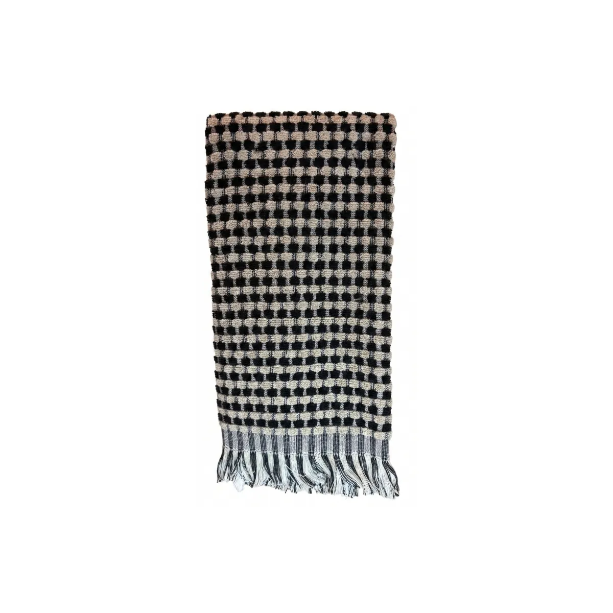 BLACK & CREAM KITCHEN TOWEL