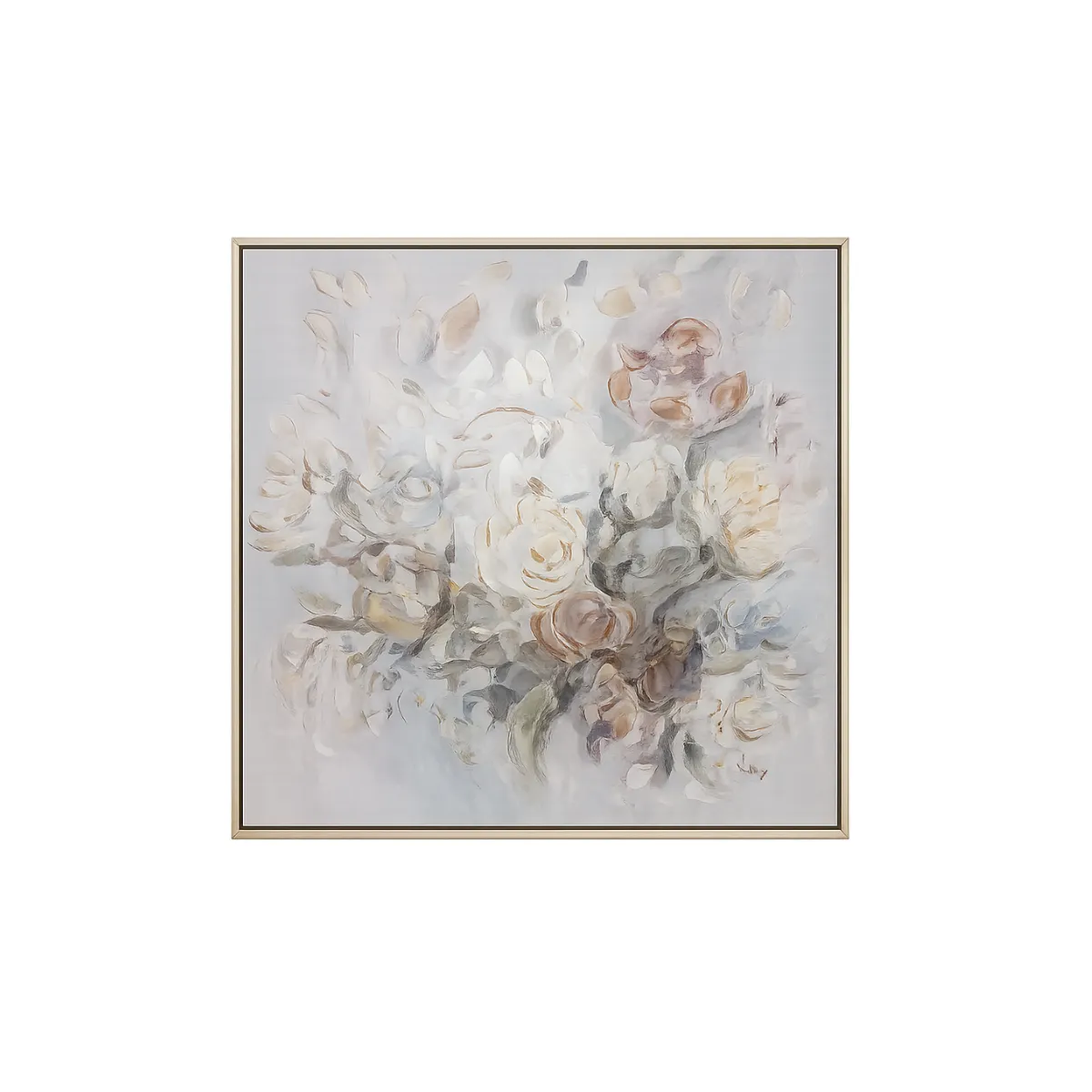 PASTEL FLORAL IMPRESSIONISM IN FRAME