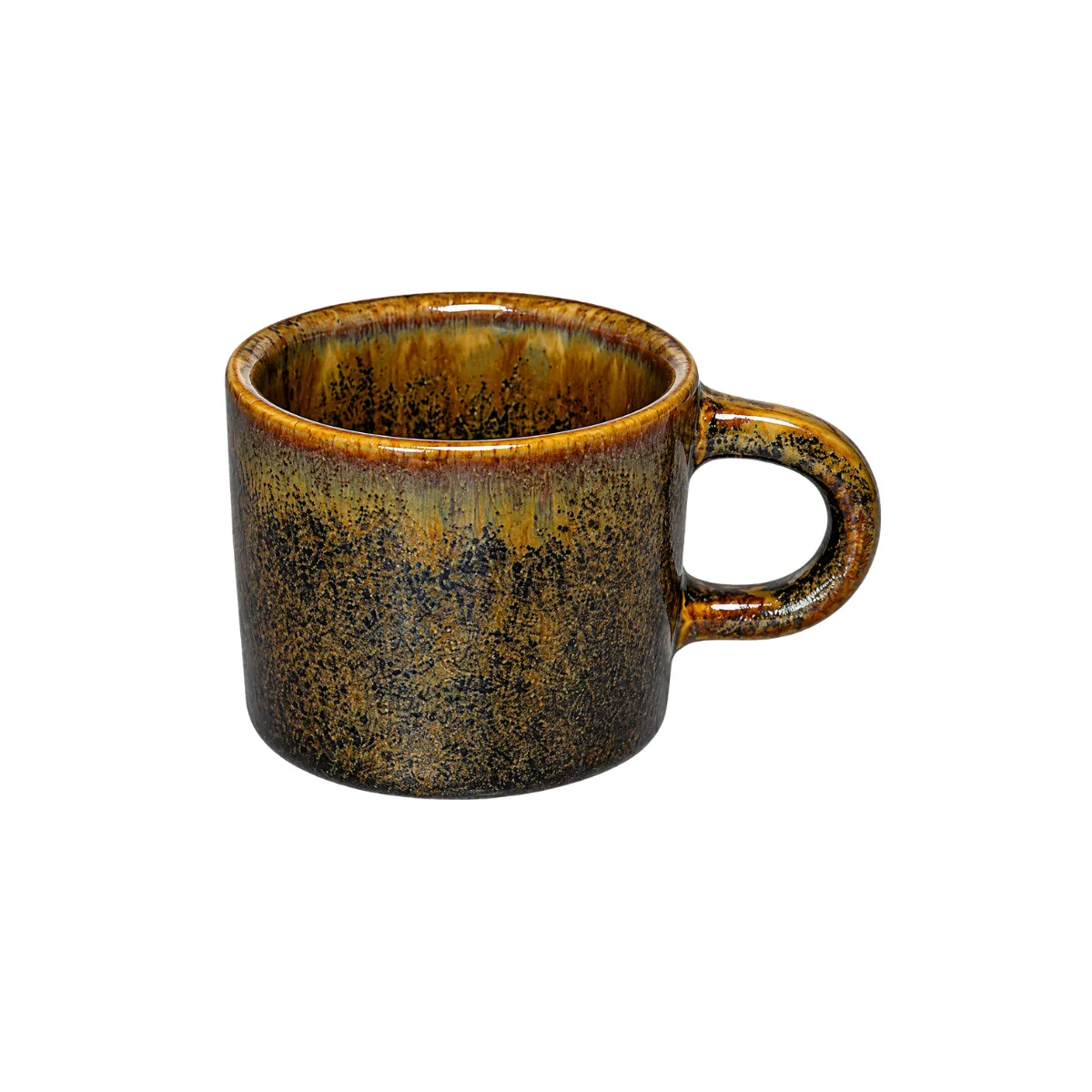 2"H ESPRESSO CUP - BROWN GLAZE