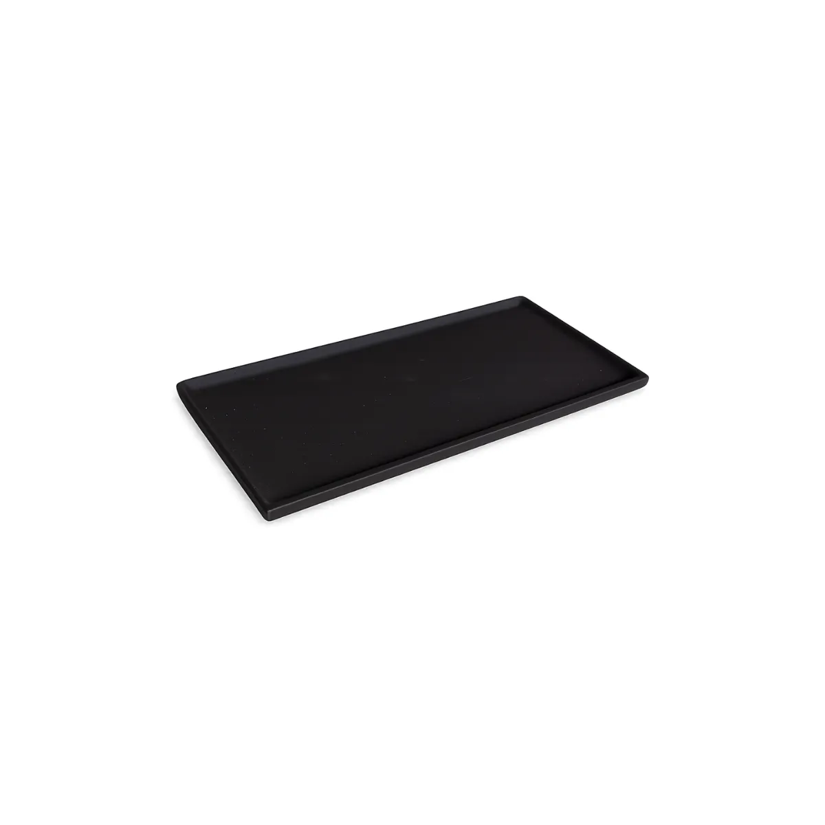 BLACK RECTANGULAR DECORATIVE TRAY SET