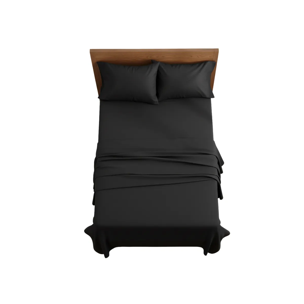 Black twin sheet set 