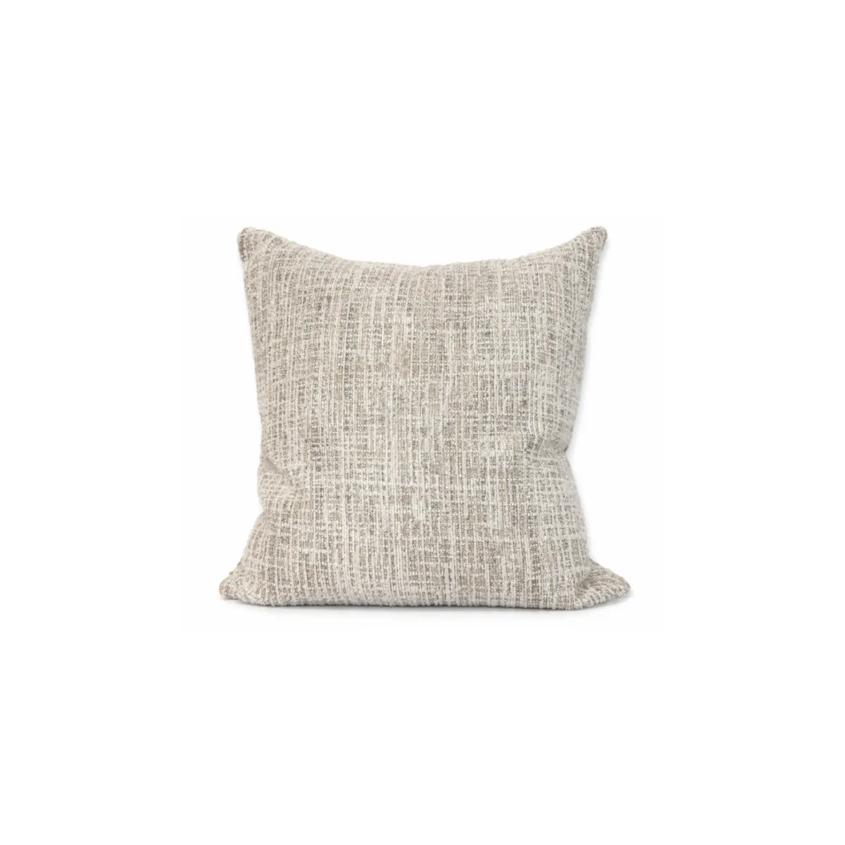 NEUTRAL WOVEN THROW PILLOW
