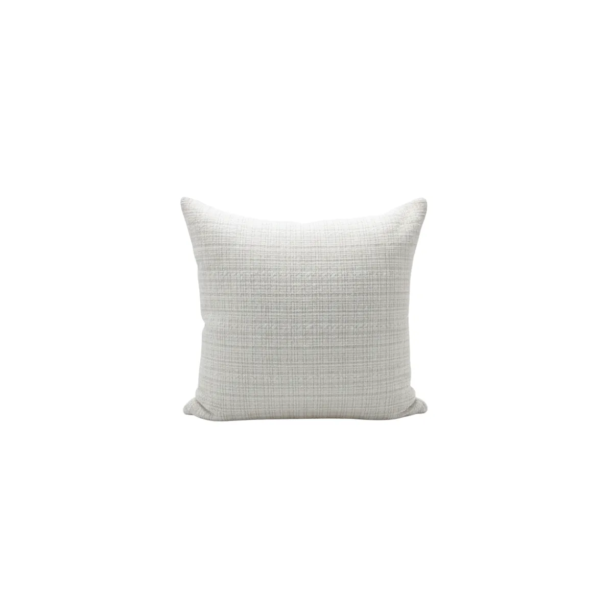 White Patterned Throw Pillow