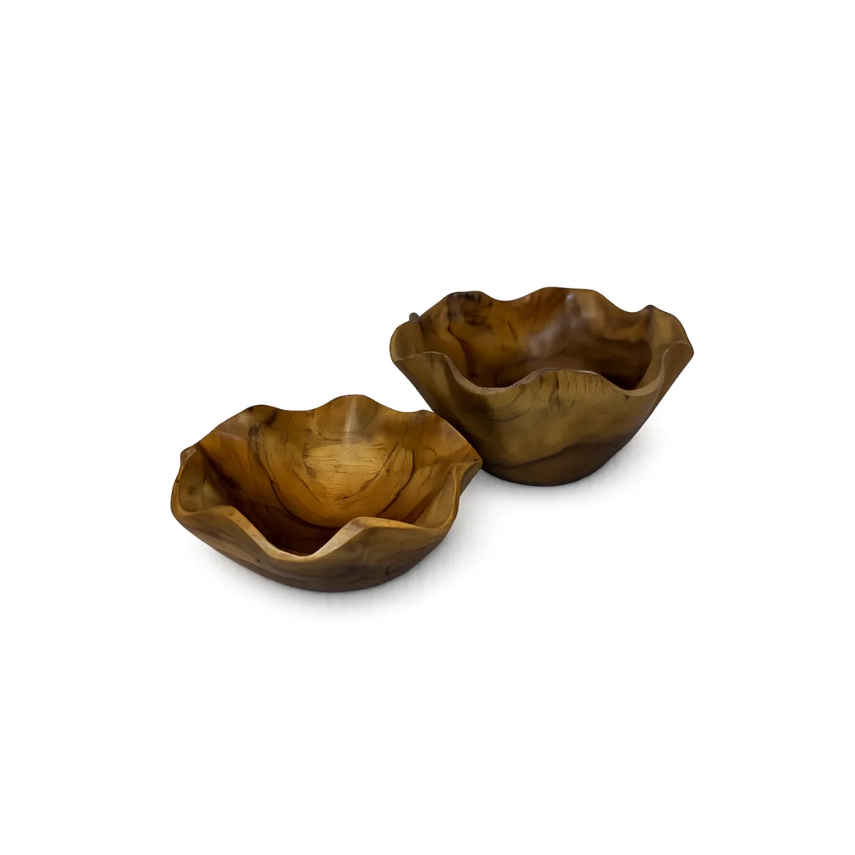 SET WOODEN BOWLS