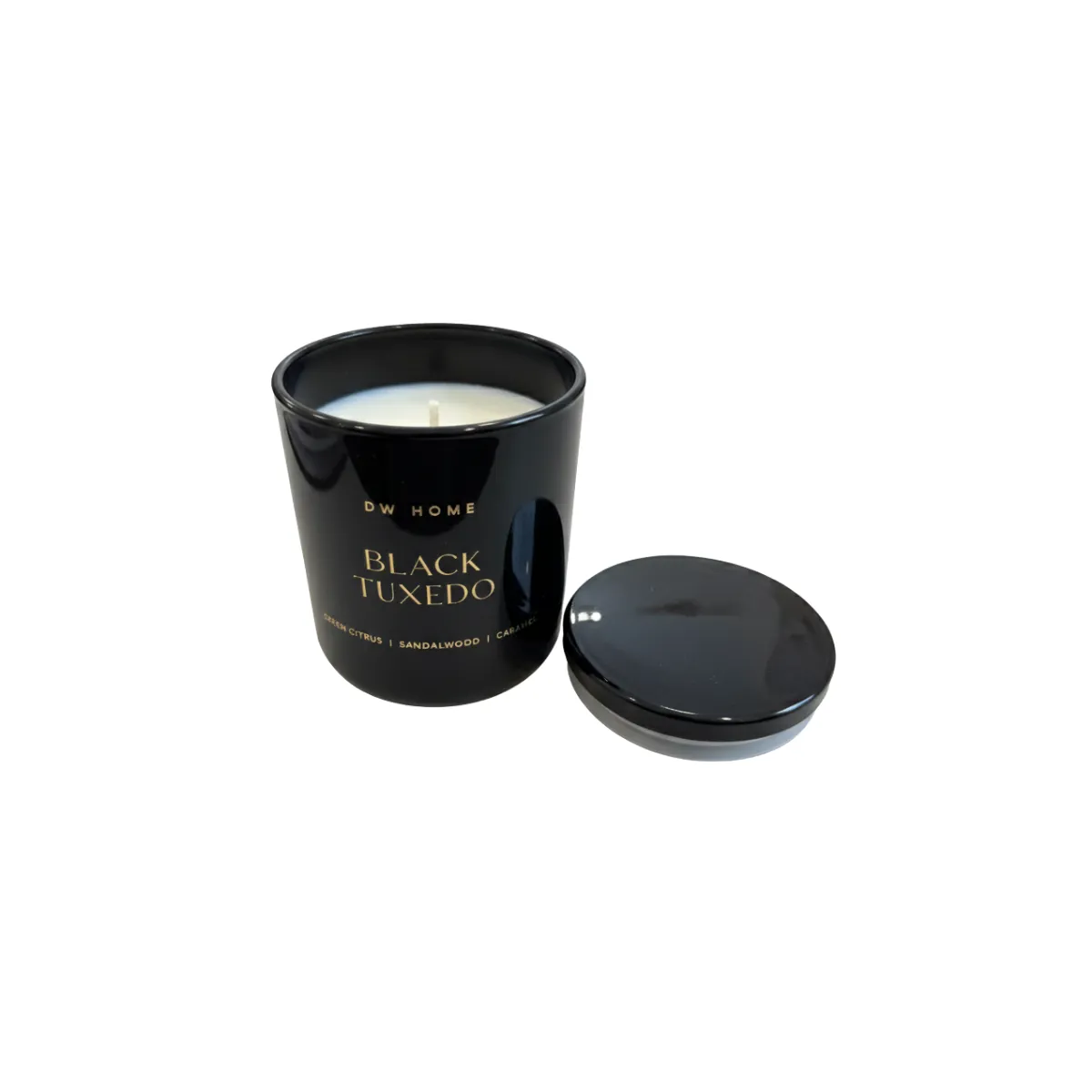 DW HOME “BLACK TUXEDO” CANDLE WITH LID