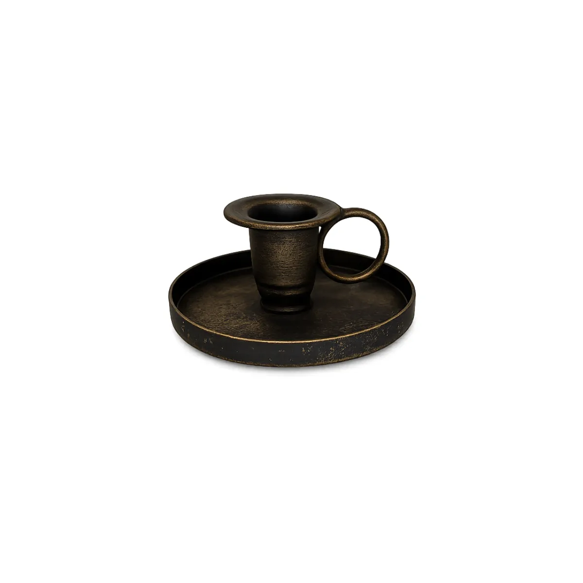 ANTIQUE BRASS CANDLE HOLDER
