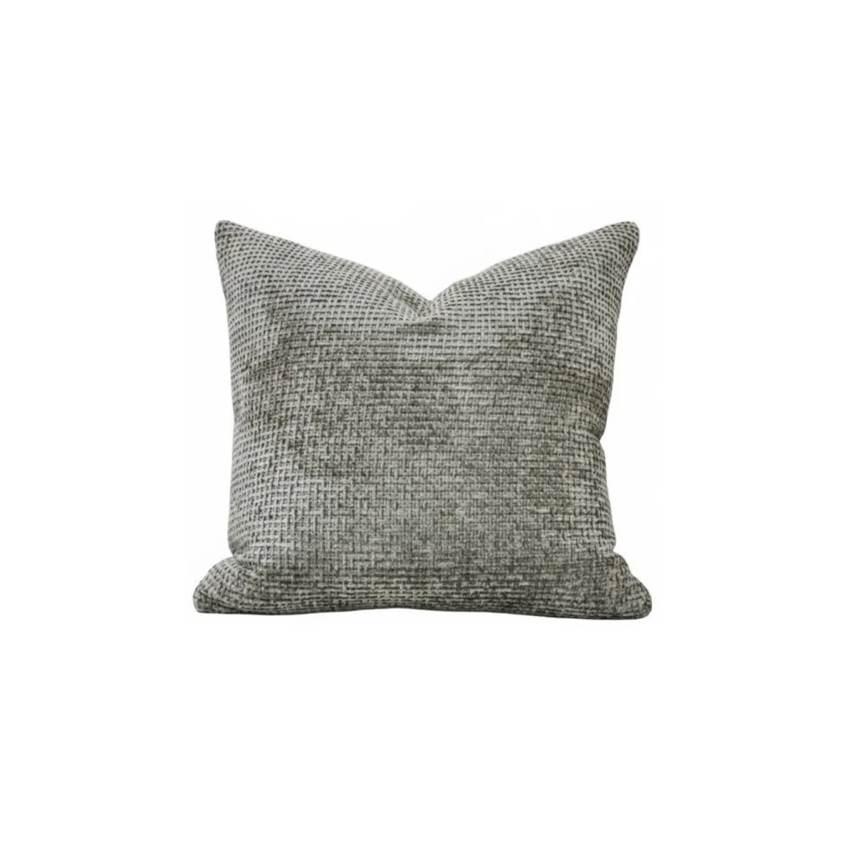 18" Square Throw Pillow - Grey Velvet