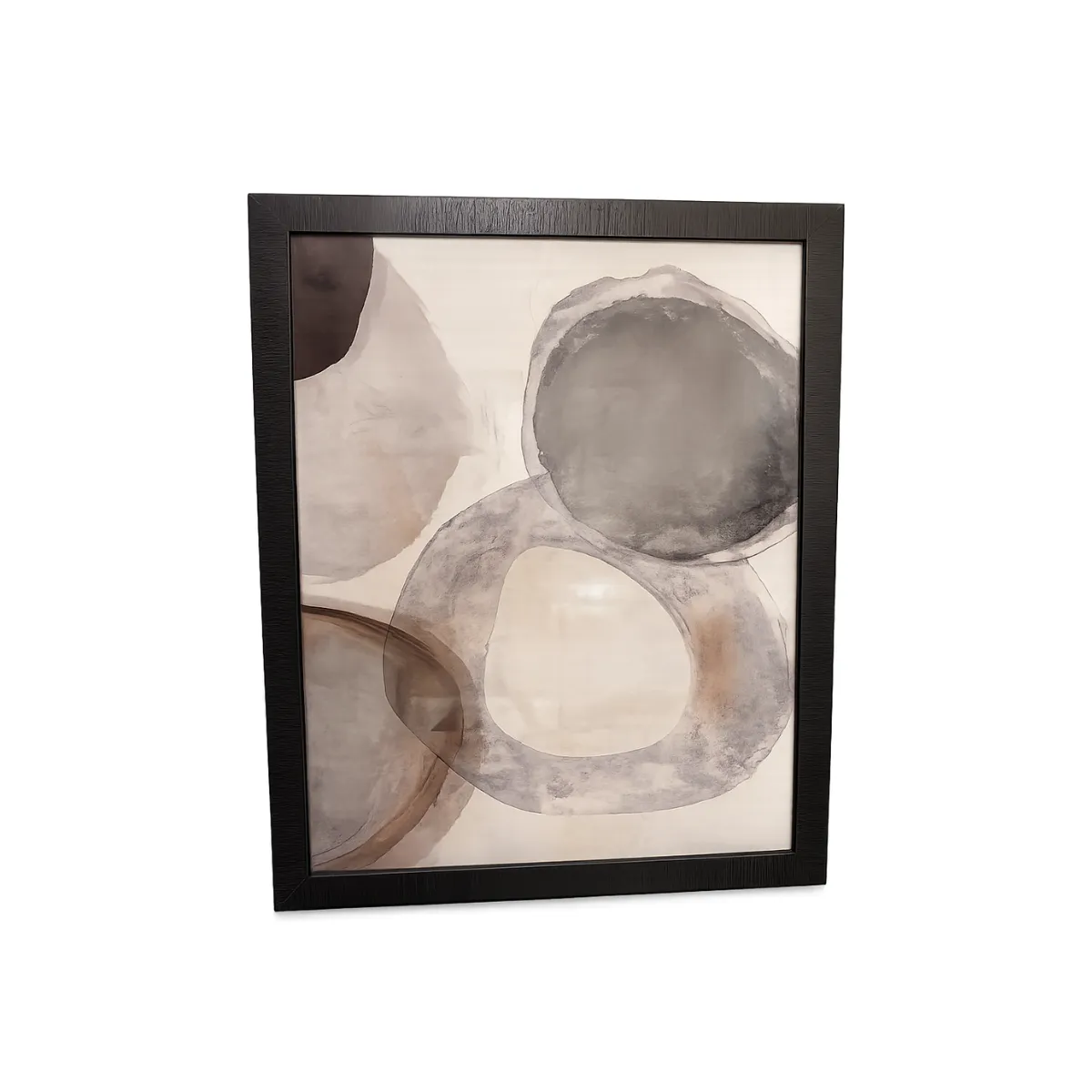ABSTRACT CIRCLES IN BLACK FRAME