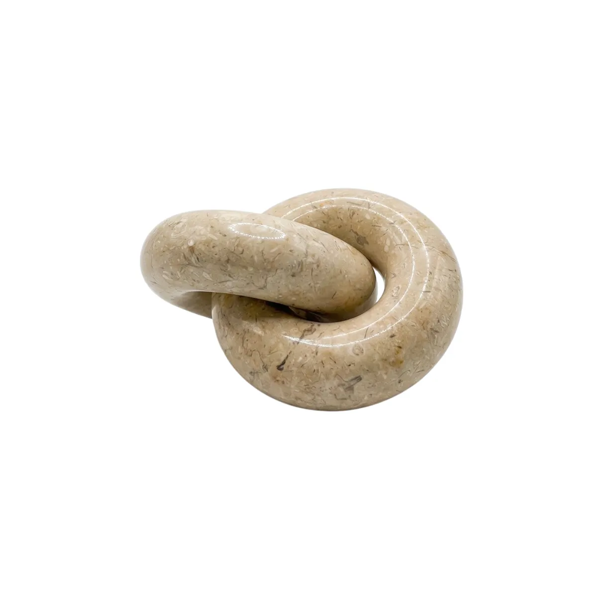 BEIGE MARBLE KNOT ACCESSORY