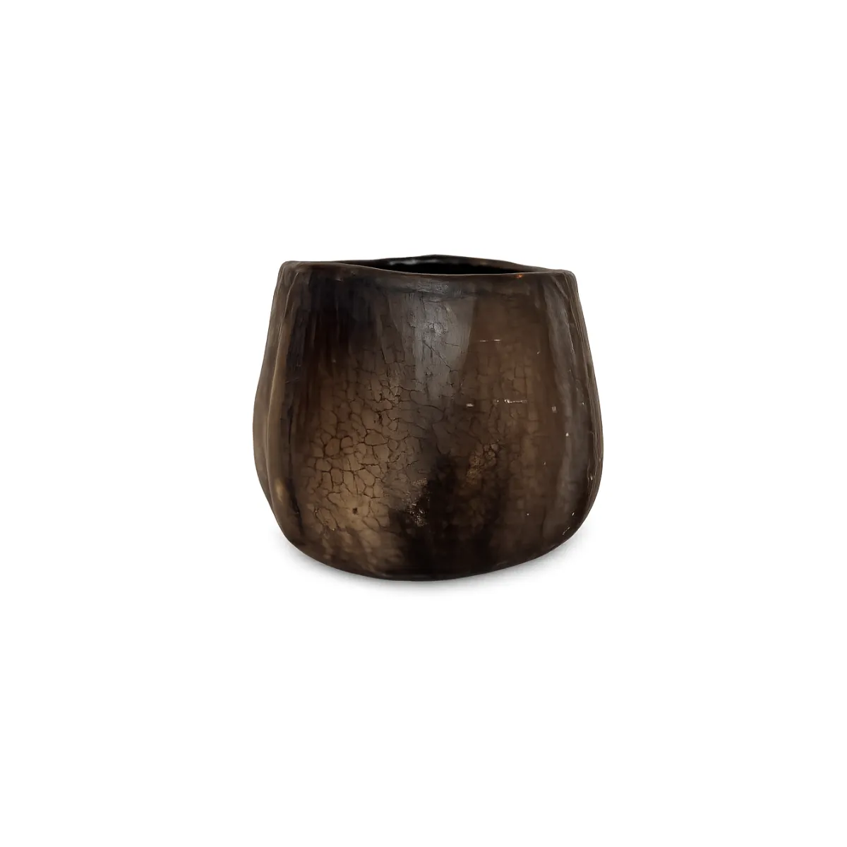 CRACKLE-GLAZED POT