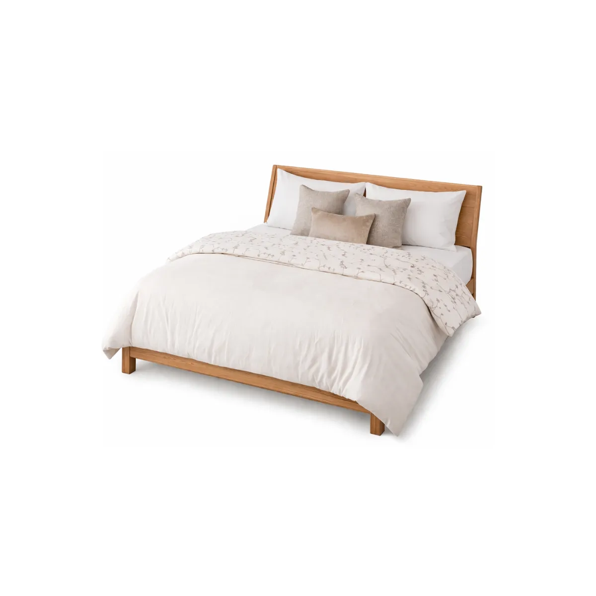 SOFT FLORAL REVERSIBLE COMFORTER IN QUEEN SIZE