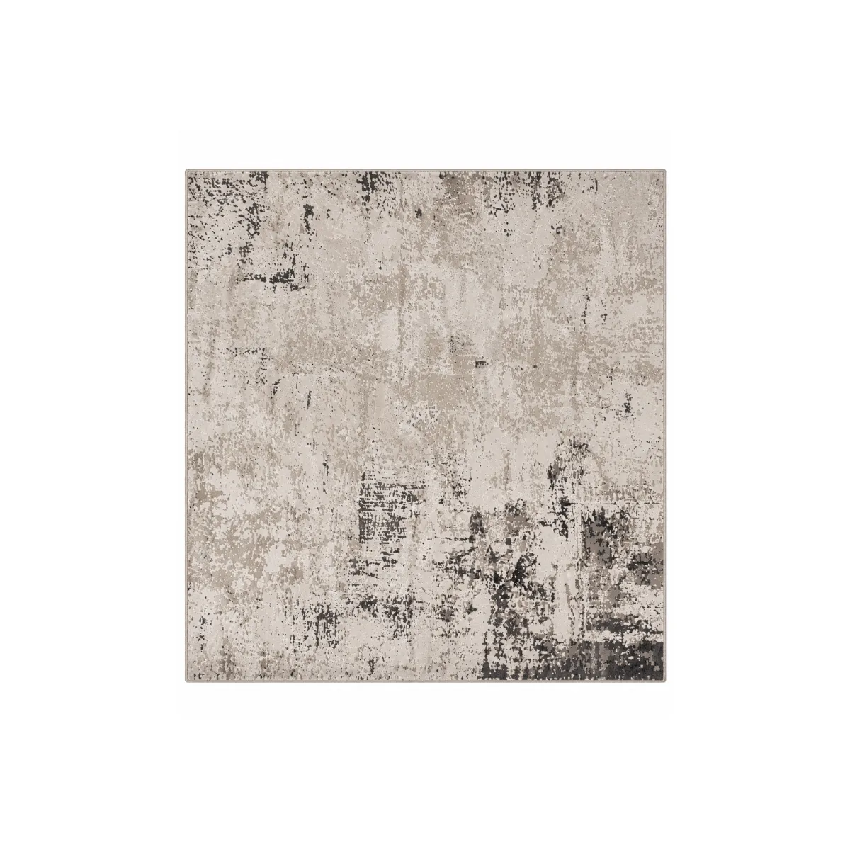 AREA RUG - BEIGE - DISTRESSED ABSTRACT