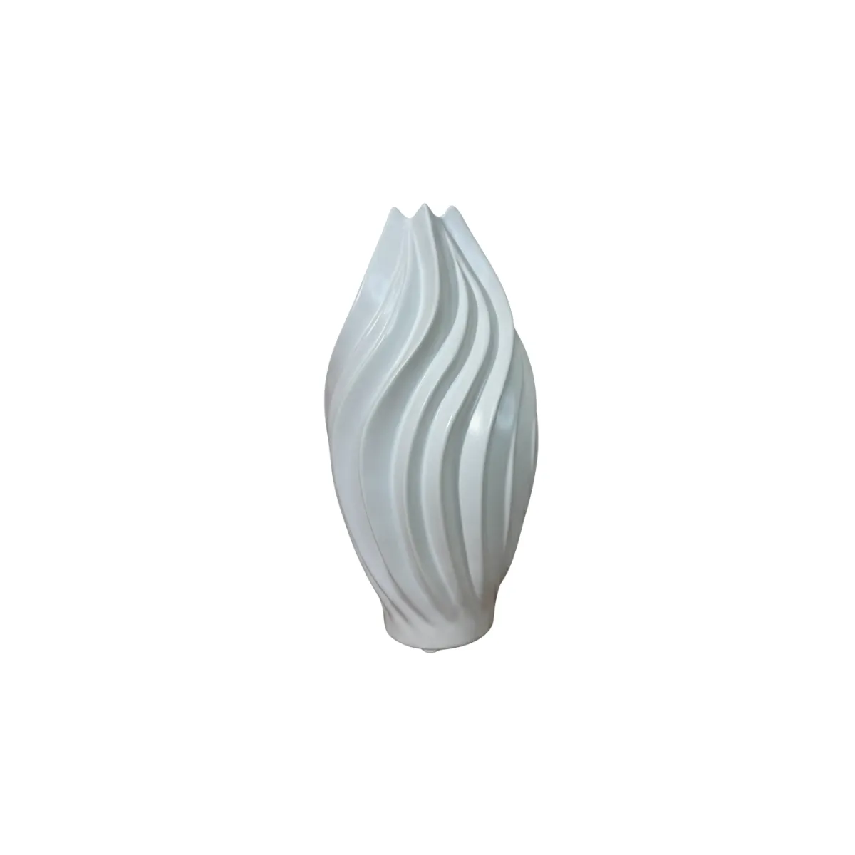 WAVY TEXTURED VASE