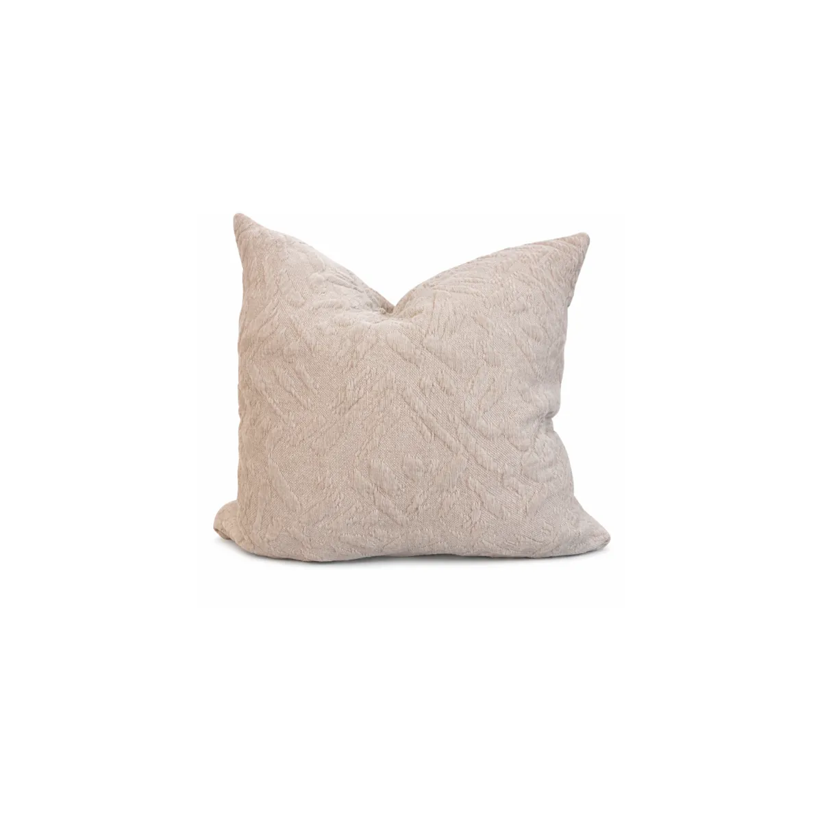 IVORY TEXTURED THROW PILLOW