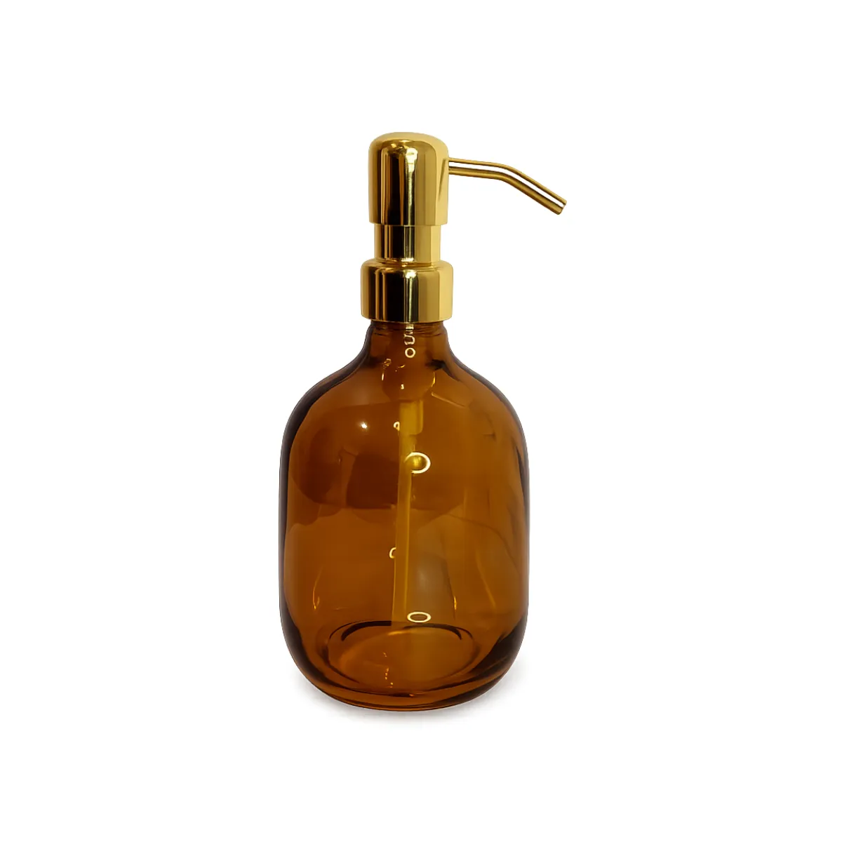 SOAP DISPENSER WITH GOLD ACCENTS
